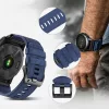 Techsuit - Watchband 20mm (W070) - Samsung Galaxy Watch 4/5/Active 2, Huawei Watch GT 3 (42mm)/GT 3 Pro (43mm) - Nightshade Blue