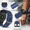 Techsuit - Watchband 20mm (W070) - Samsung Galaxy Watch 4/5/Active 2, Huawei Watch GT 3 (42mm)/GT 3 Pro (43mm) - Orange Blossom