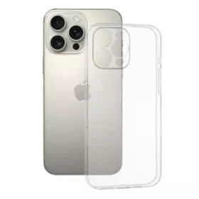  Techsuit - Clear Silicone tok - iPhone 16 Pro Max - Átlátszó