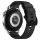Techsuit - Watchband 22mm (W070) - Samsung Galaxy Watch (46mm)/Watch 3/Gear S3, Huawei Watch GT/GT 2 (46mm) - Obsidian Black