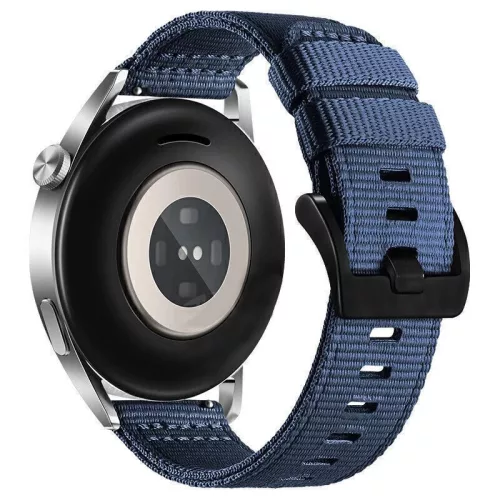 Techsuit - Watchband 22mm (W070) - Samsung Galaxy Watch (46mm)/Watch 3/Gear S3, Huawei Watch GT/GT 2 (46mm) - Nightshade Blue