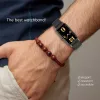 Techsuit - Watchband (W012) - Apple Watch 1/2/3/4/5/6/7/8/9/10/11/SE/SE 2/SE 3 (38/40/41/42mm) - Black