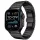 Techsuit - Watchband (W012) - Apple Watch 1/2/3/4/5/6/7/8/9/10/11/SE/SE 2/SE 3/Ultra/2/3 (42/44/45/46/49mm) - Black