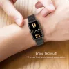 Techsuit - Watchband (W012) - Apple Watch 1/2/3/4/5/6/7/8/9/10/11/SE/SE 2/SE 3/Ultra/2/3 (42/44/45/46/49mm) - Black