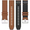 Techsuit - Watchband QuickFit 22mm (W071) - Garmin Fenix 5/5 Plus 6/6 Pro/7/Forerunner 935/945/970/Approach S60 - Brown