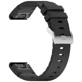   Techsuit - Watchband QuickFit 20mm (W071) - Instinct 2S/2S Solar/Approach S70 42mm/fenix 7S Pro Sapphire Solar - Black