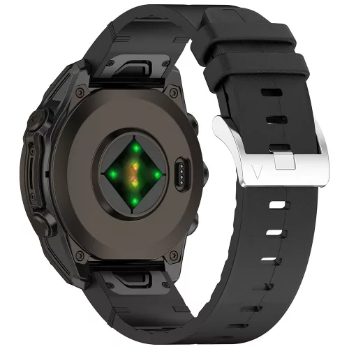 Techsuit - Watchband QuickFit 20mm (W071) - Instinct 2S/2S Solar/Approach S70 42mm/fenix 7S Pro Sapphire Solar - Black