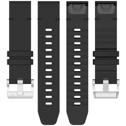 Techsuit - Watchband QuickFit 20mm (W071) - Instinct 2S/2S Solar/Approach S70 42mm/fenix 7S Pro Sapphire Solar - Black