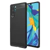 Techsuit - Carbon szilikon tok - Huawei P30 Pro / P30 Pro New Edition - Fekete