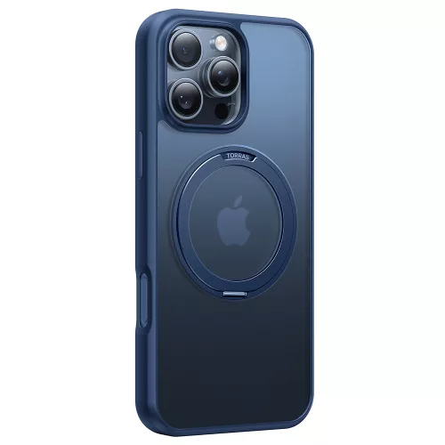 Torras - Ostand Pro MagSafe Series - iPhone 16 Pro - Navy Blue