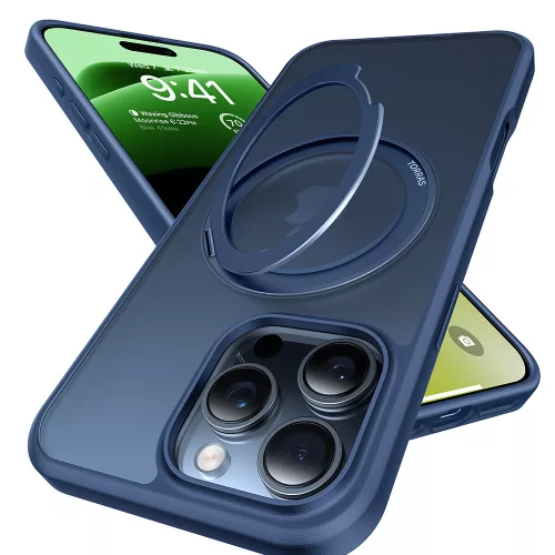 Torras - Ostand Pro MagSafe Series - iPhone 16 Pro - Navy Blue