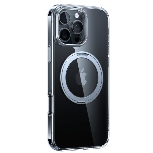 Torras - Ostand Pro MagSafe Series tok - iPhone 16 Pro Max - Átlátszó
