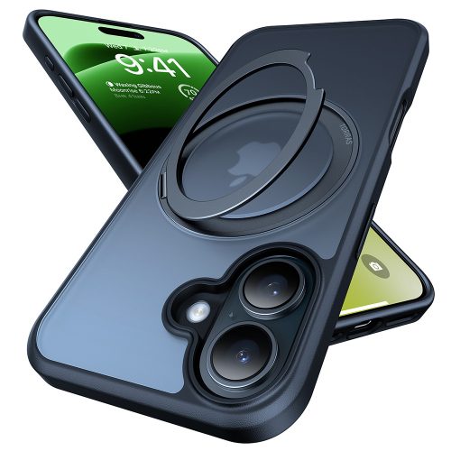 Torras - Ostand Pro MagSafe Series tok - iPhone 16 - Fekete