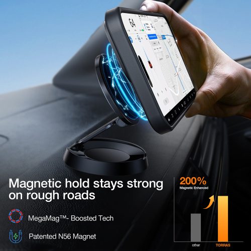 Torras - Pstand MagSafe - iPhone 16 - Black