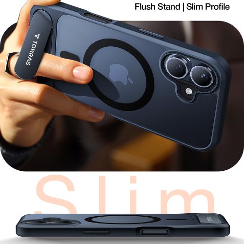 Torras - Pstand MagSafe - iPhone 16 - Black