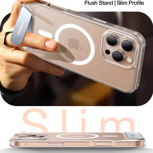Torras - Pstand MagSafe - iPhone 16 Pro Max - Clear
