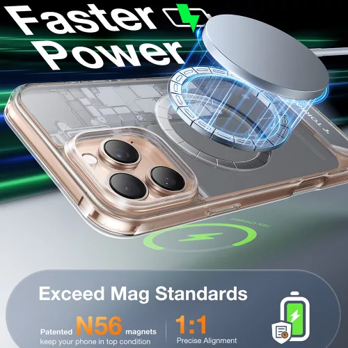 Torras - Pstand MagSafe - iPhone 16 Pro Max - Clear