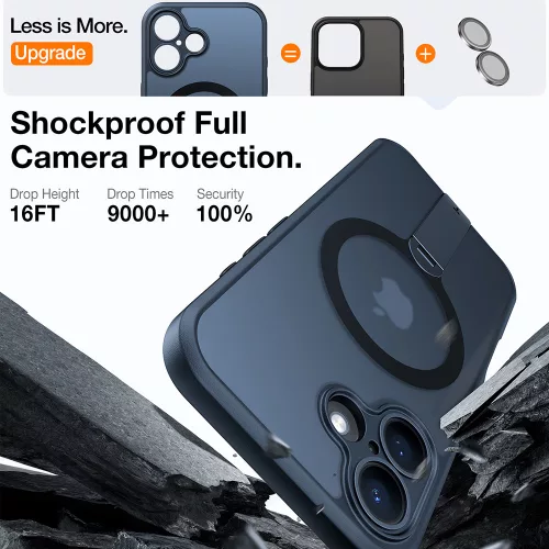 Torras - Pstand Spin MagSafe - iPhone 16 - Black