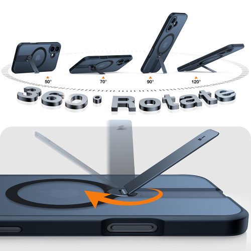 Torras - Pstand Spin MagSafe - iPhone 16 Plus - Black