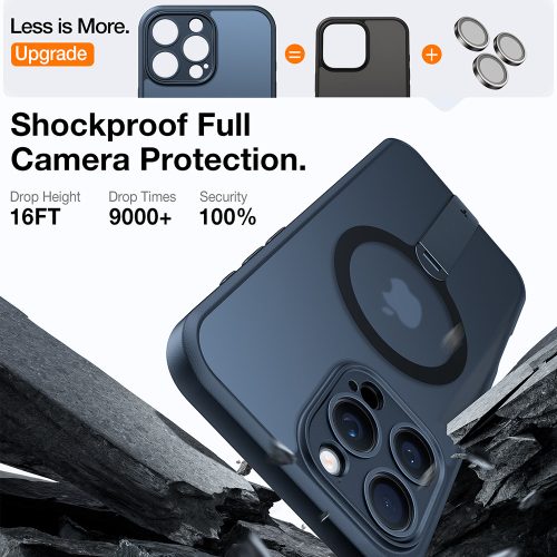 Torras - Pstand Spin MagSafe - iPhone 16 Pro - Black