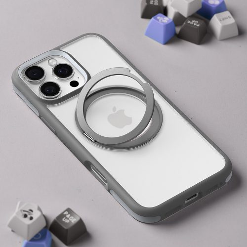 Torras - Ostand R Fusion MagSafe Series tok - iPhone 16 Pro - Fekete