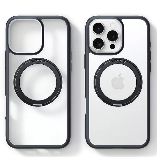 Torras - Ostand R Fusion MagSafe Series - iPhone 16 Pro Max - Black