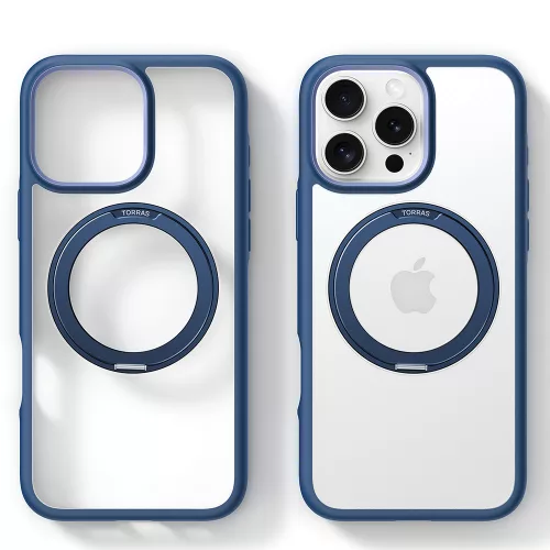 Torras - Ostand R Fusion MagSafe Series - iPhone 16 Pro Max - Navy Blue