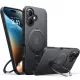 Torras - Ostand Spin MagSafe Series - iPhone 16 Plus - Black
