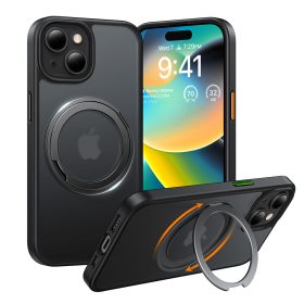Torras - Ostand Pro MagSafe Series tok - iPhone 15 - Fekete