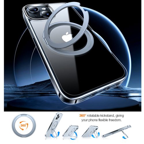 Torras - Ostand Pro MagSafe Series tok - iPhone 15 - Átlátszó