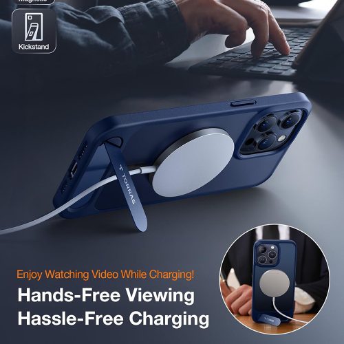 Torras - Pstand MagSafe - iPhone 15 Pro Max - Navy Blue