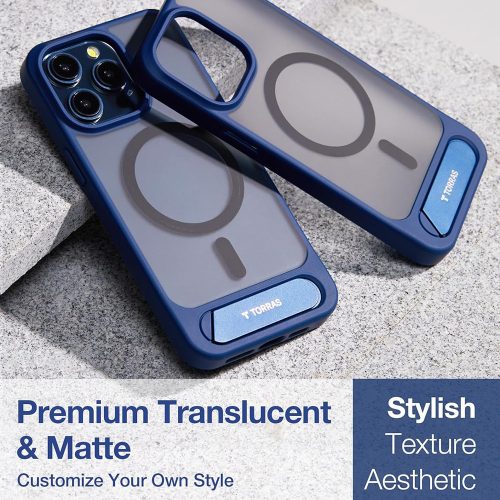 Torras - Pstand MagSafe - iPhone 15 Pro Max - Navy Blue