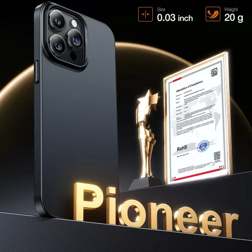 Torras - OriginFit-Mag Series - iPhone 15 Pro Max - Black