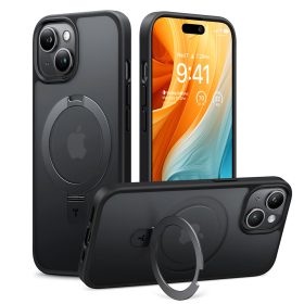 Torras - Ostand MagSafe Series tok - iPhone 15 - Fekete