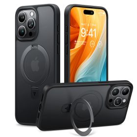   Torras - Ostand MagSafe Series tok - iPhone 15 Pro Max - Fekete