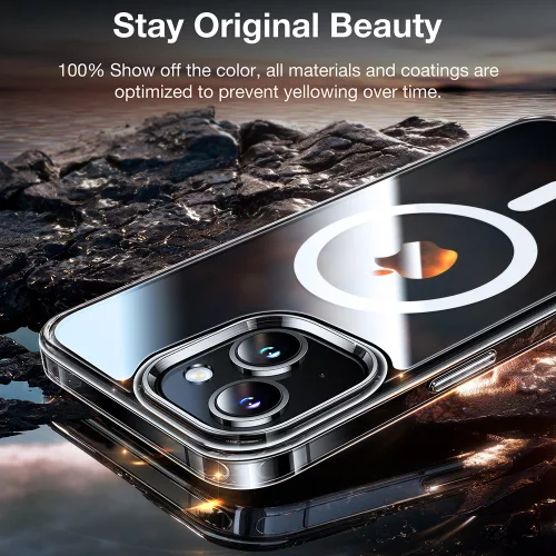 Torras - Diamond MagSafe Series - iPhone 15 - Clear