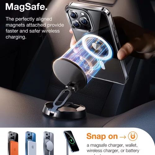 Torras - Diamond MagSafe Series - iPhone 15 Pro - Clear