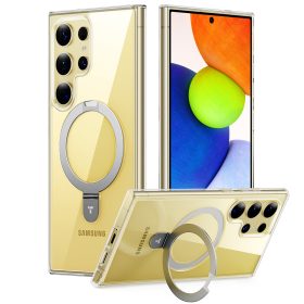   Torras - Ostand MagSafe Series tok - Samsung Galaxy S24 Ultra - Átlátszó