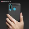 Techsuit - Carbon szilikon tok - Huawei P30 lite / P30 lite New Edition - Fekete