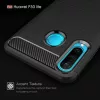 Techsuit - Carbon szilikon tok - Huawei P30 lite / P30 lite New Edition - Fekete
