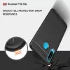 Techsuit - Carbon szilikon tok - Huawei P30 lite / P30 lite New Edition - Fekete