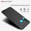 Techsuit - Carbon szilikon tok - Huawei P30 lite / P30 lite New Edition - Fekete