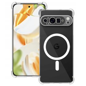   Techsuit - Schockproof Átlátszó Szilikon Magsafe tok - Google Pixel 9 Pro - Átlátszó