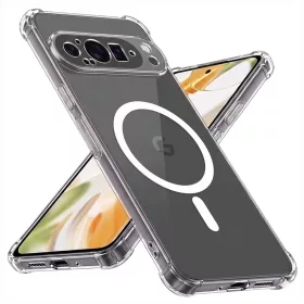   Techsuit - Schockproof Átlátszó Szilikon Magsafe tok - Google Pixel 9 Pro - Átlátszó