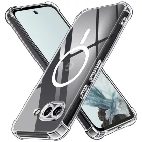   Techsuit - Shockproof Átlátszó Szilikon Magsafe tok - Google Pixel 9a - Átlátszó
