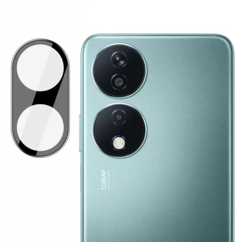 Techsuit - Full Camera - Kameravédő üvegfólia - Honor X7b / X7b 5G / 90 SMART - Fekete