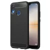 Techsuit - Carbon szilikon tok - Huawei P20 lite - Fekete