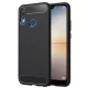 Techsuit - Carbon szilikon tok - Huawei P20 lite - Fekete