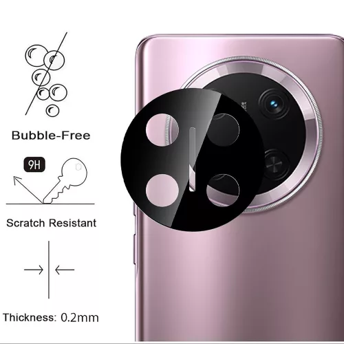 Techsuit - Full Camera - Kameravédő üvegfólia - Honor Magic 7 Lite / X9c - Fekete