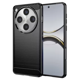 Techsuit - Carbon szilikon tok - Oppo Find X8 Pro - Fekete